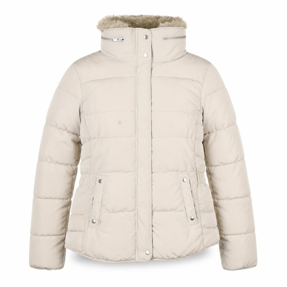 New Look Women's Beige Puffer Jacket Size 14