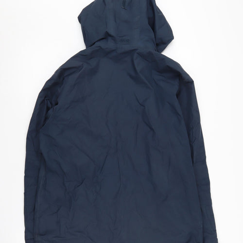 Hi Gear Men's Blue Waterproof Hooded Rain Jacket S