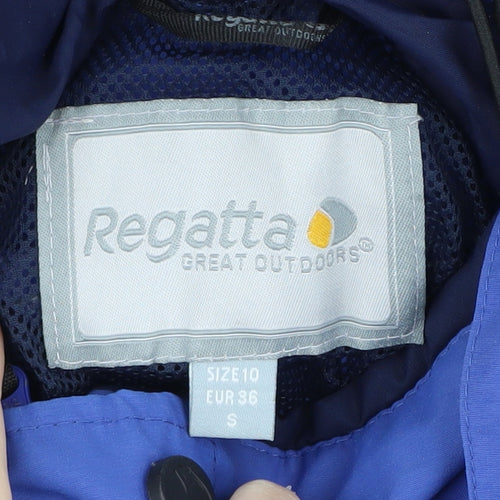 Regatta Women’s Blue Hooded Jacket Size 10, Outdoor Casual