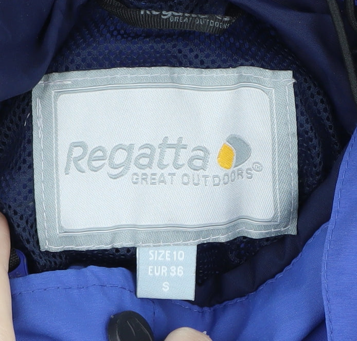 Regatta Women’s Blue Hooded Jacket Size 10, Outdoor Casual