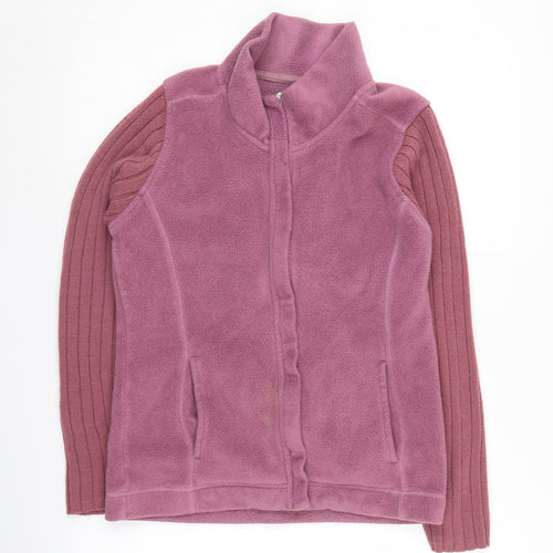 EWM Women's Purple Fleece Jacket Size 10