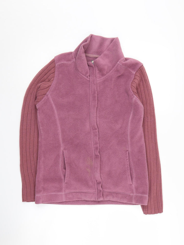 EWM Women's Purple Fleece Jacket Size 10