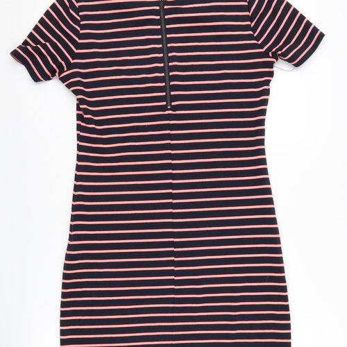 Vila Women's Striped Bodycon Dress, Multicoloured, Size S