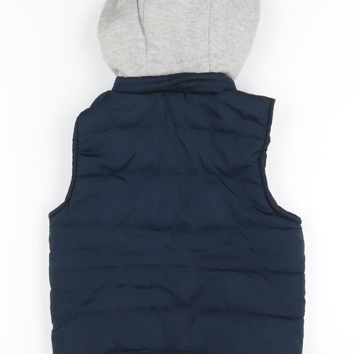 Tahari Boys Navy Hooded Bodywarmer 4-5 Years