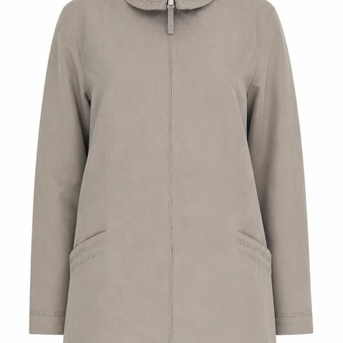 Debenhams Women's Beige Full Zip Coat Size 14