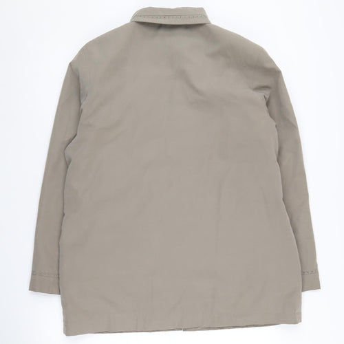 Debenhams Women's Beige Full Zip Coat Size 14