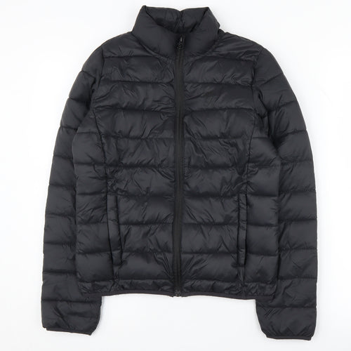 Gym King Women's Black Puffer Jacket Size 8