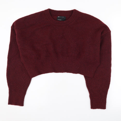 ASOS Design Women's Red Pullover Jumper Medium