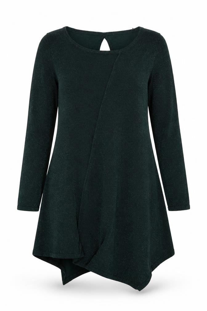 Front view of Next Women's Green Tunic Jumper, size 10