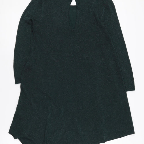 Next Women's Green Tunic Jumper Size 10
