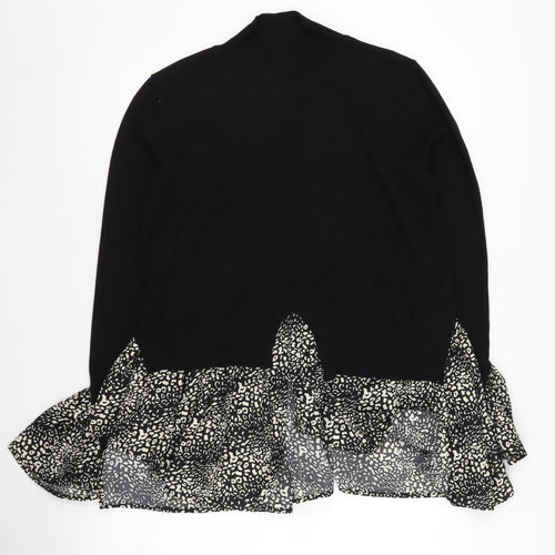Roman Women's Black High Neck Jumper M