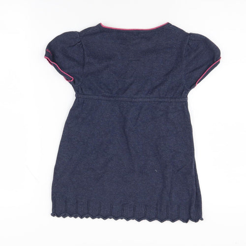 GANT Girls Blue Cotton Shift Dress, 9-10 Years