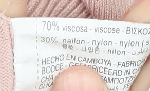 Zara Girls Pink Pullover Jumper, 3/4 Sleeve, Size 7 Years