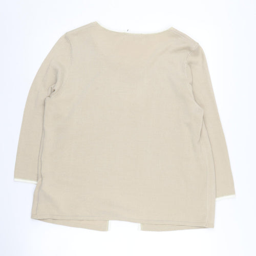 Marks and Spencer Women's Beige Cardigan Size 16