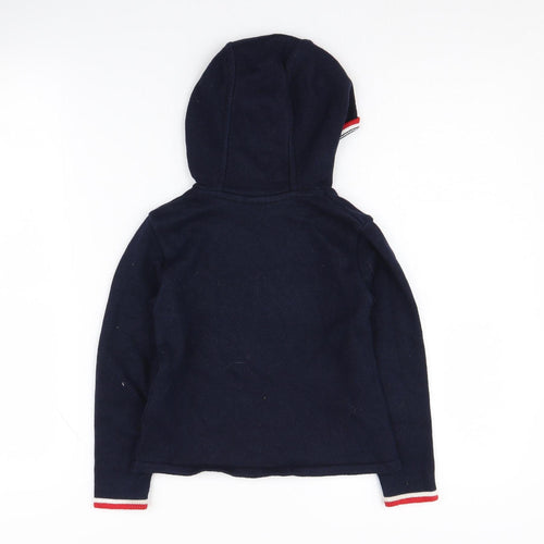 Les Aventures de Tintin Boys Blue Pullover Hoodie Size 6 Years