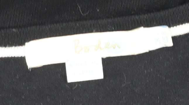 Boden Women's Black Shift Dress S Casual