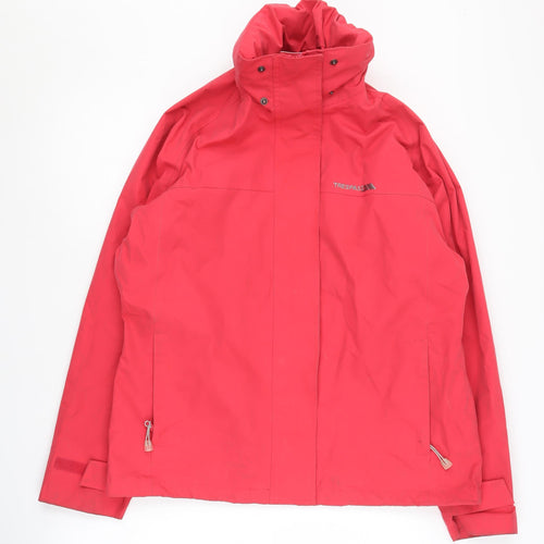 Trespass Unisex Red Waterproof Rain Jacket M