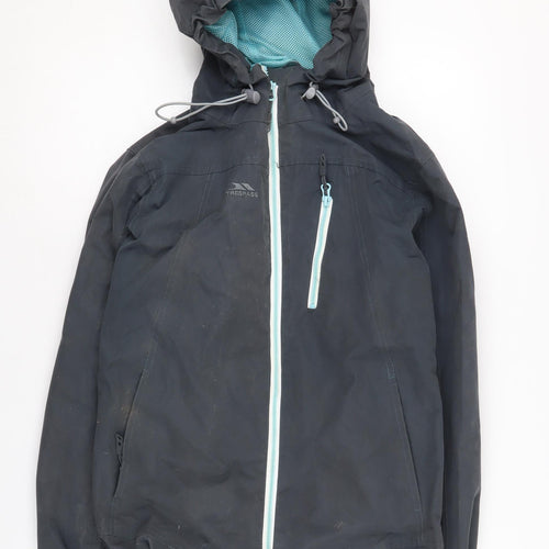 Trespass Men's Black Waterproof Windbreaker Jacket S