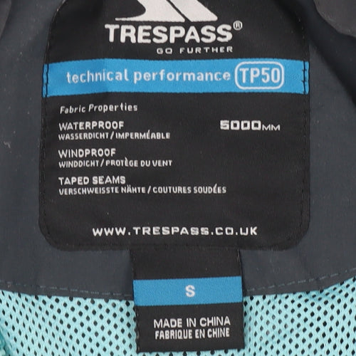Trespass Men's Black Waterproof Windbreaker Jacket S