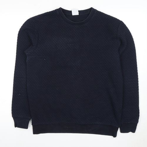 Zara Men's Black M Pullover Sweatshirt - Cotton Blend
