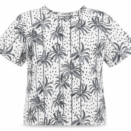 Oasis Women’s White Floral T-Shirt, Size S