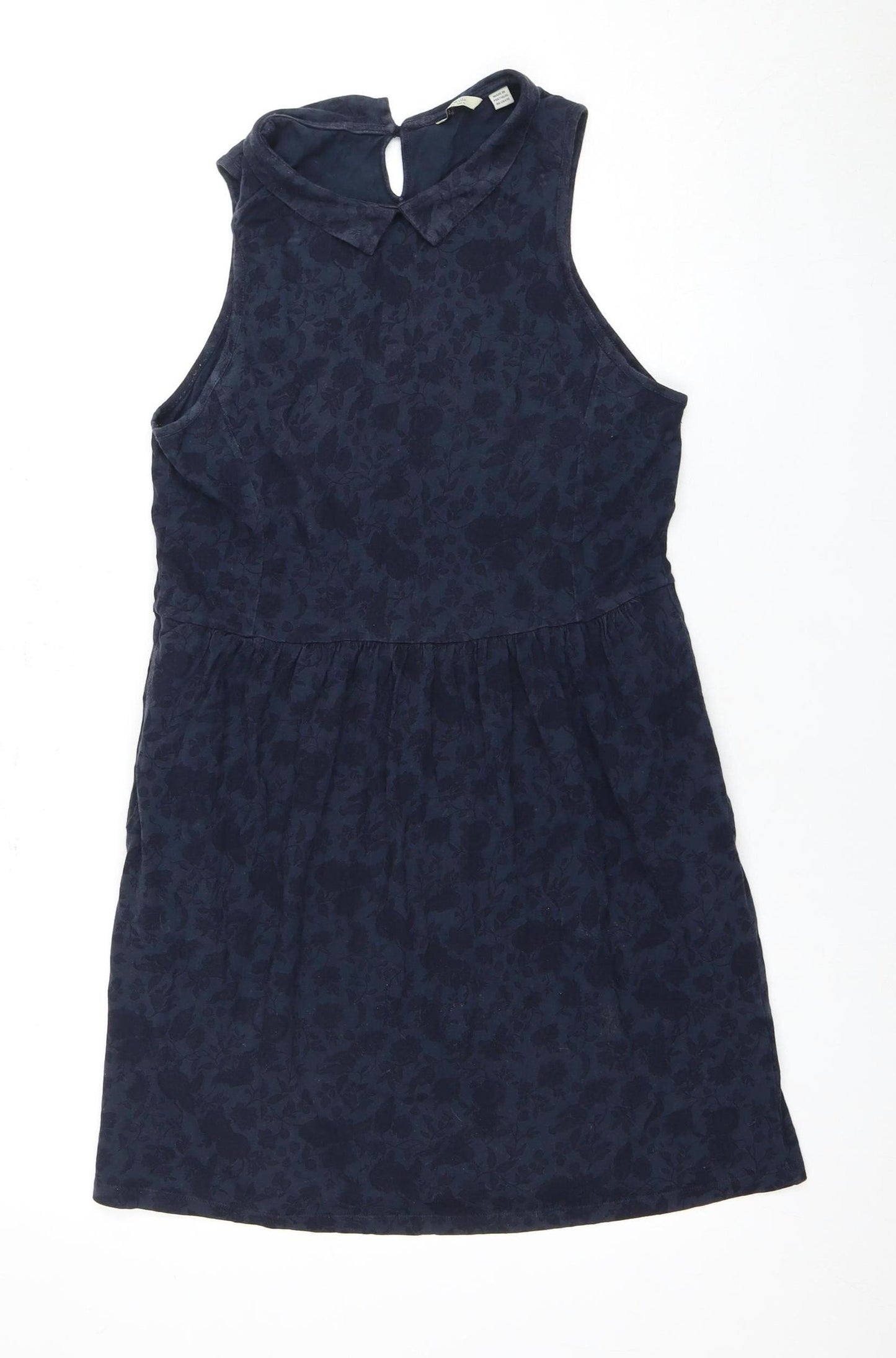 Jack Wills Women's Blue Floral Cotton Dress