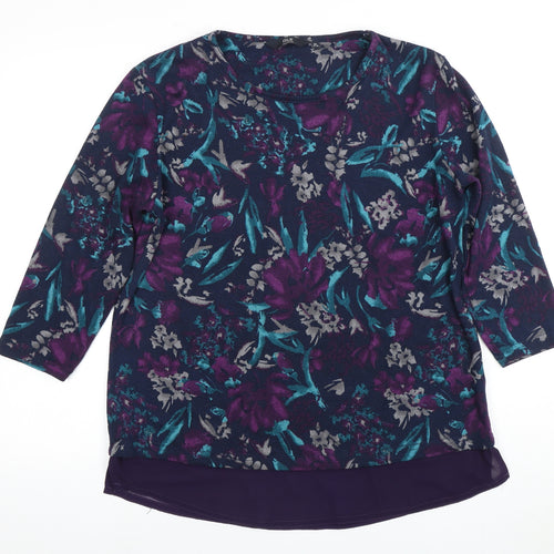 ISLE Women's Multicoloured Floral Blouse M