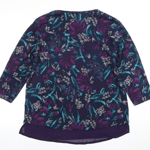 ISLE Women's Multicoloured Floral Blouse M