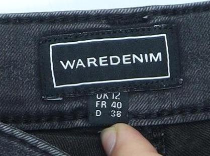 Warehouse Women's Black Skinny Jeans Size 12