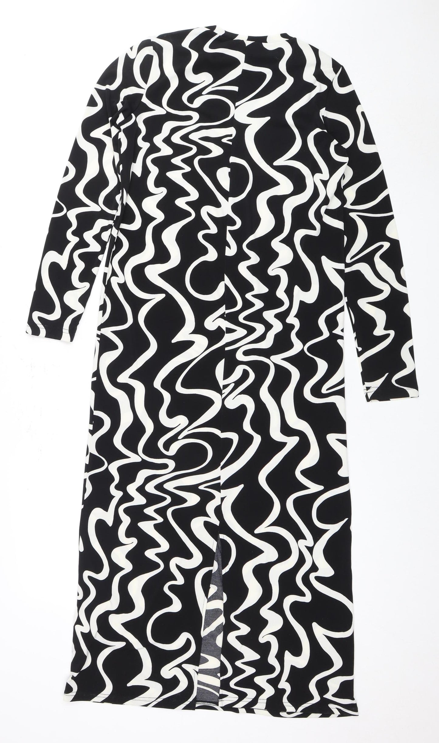New Look Women's Black Geometric Dress S