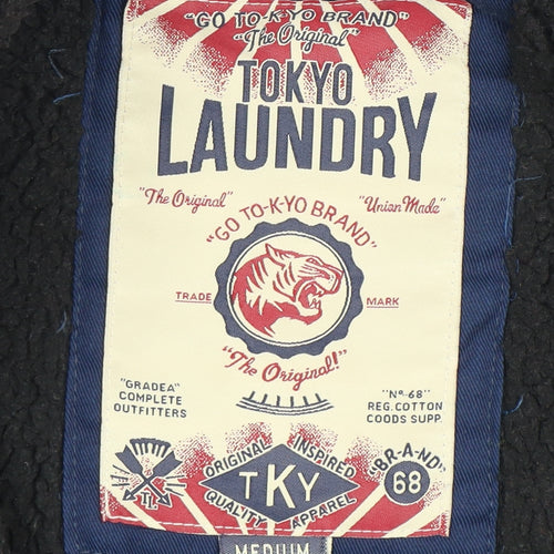 Tokyo Laundry Men's Blue Parka Jacket Size M