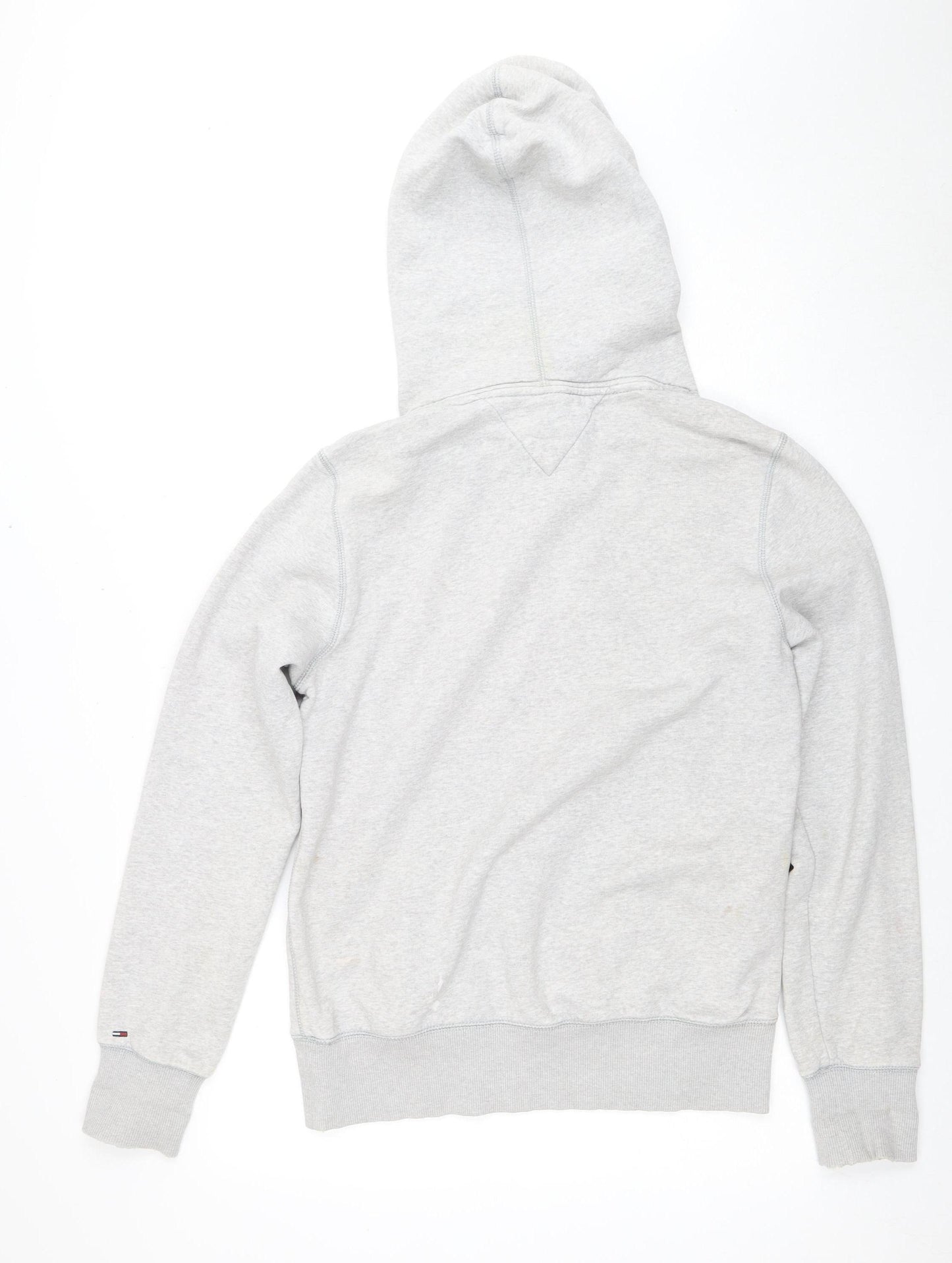 Hilfiger Denim Men’s Grey Pullover Hoodie, Large