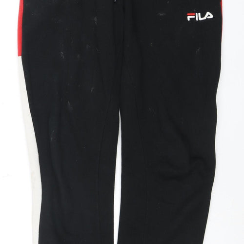Fila Men's Black Jogger Trousers, Size S