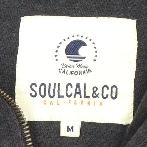 SoulCal & Co Men's Black M Full Zip Hoodie