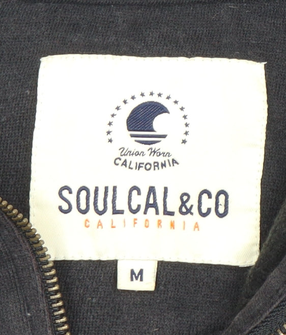 SoulCal & Co Men's Black M Full Zip Hoodie