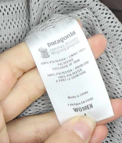 Patagonia Women's Brown Jacket - L, Windproof Casual