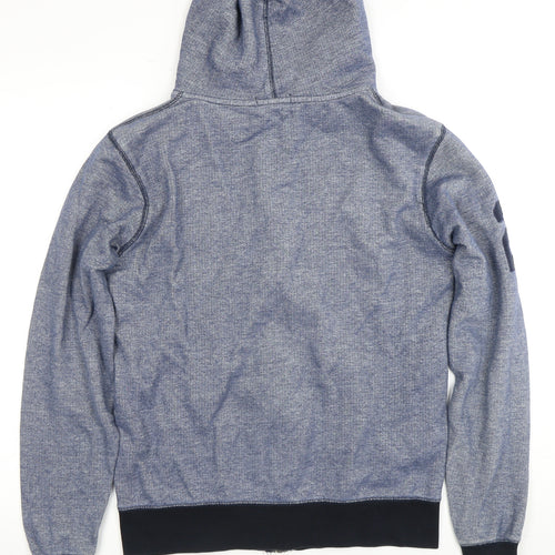 Voi Jeans Men's Blue Full Zip Hoodie L