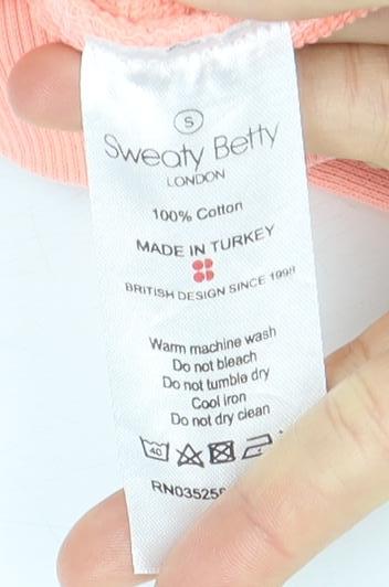 Sweaty Betty Pink Women's S Pullover Sweatshirt