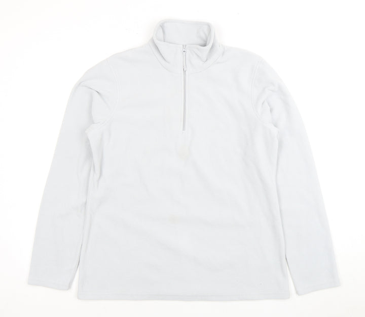 Mountain Warehouse Women's White Pullover Sweatshirt L