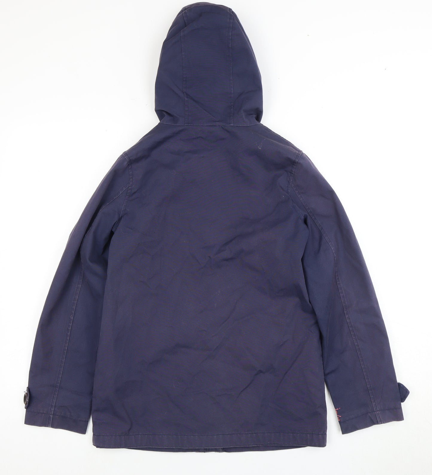 Joules Girls Blue Hooded Mid-Length Jacket 11-12 Years