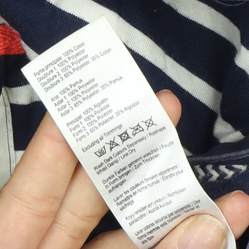 Joules Girls Blue Hooded Mid-Length Jacket 11-12 Years