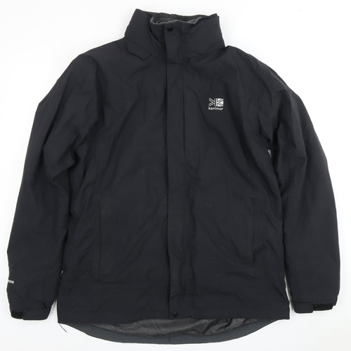 Karrimor Men's Black M Rain Coat Jacket, Hooded, Waterproof