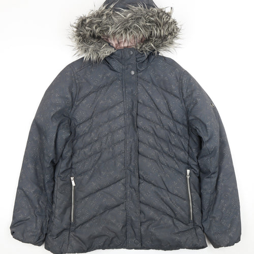 Craghoppers Women's Grey Puffer Jacket Size 12