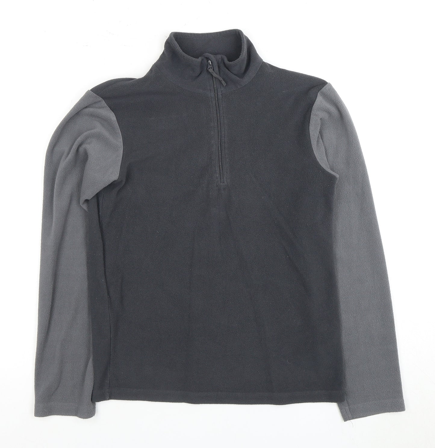 Mountain Warehouse Boys Black Fleece Pullover Hoodie 11-12