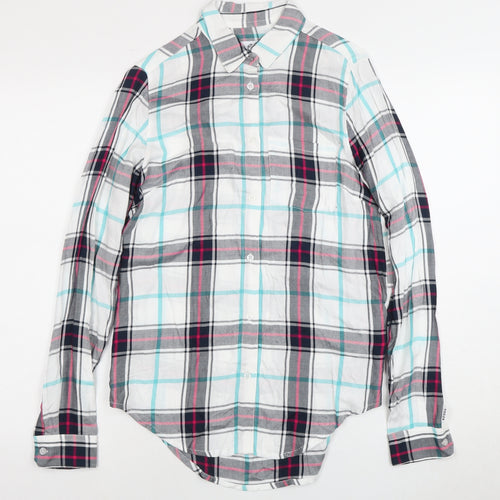 TOG24 Women's Multicoloured Plaid Button-Up Shirt