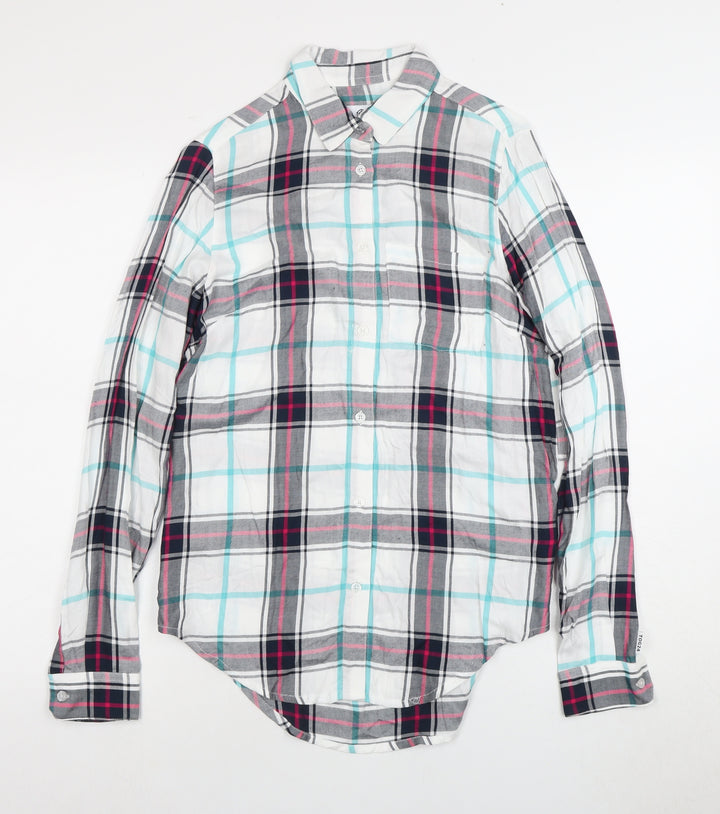 TOG24 Women's Multicoloured Plaid Button-Up Shirt