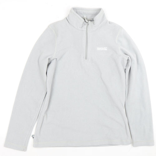 Regatta Women's Grey Fleece Sweatshirt Size 8
