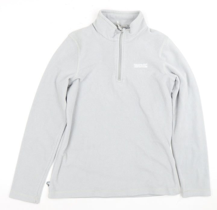 Regatta Women's Grey Fleece Sweatshirt Size 8