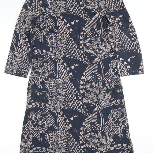 White Stuff Women's Multicoloured Floral Dress Size 8