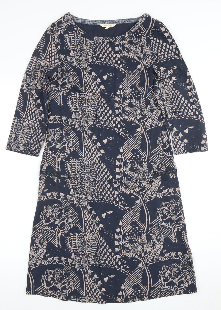 White Stuff Women's Multicoloured Floral Dress Size 8